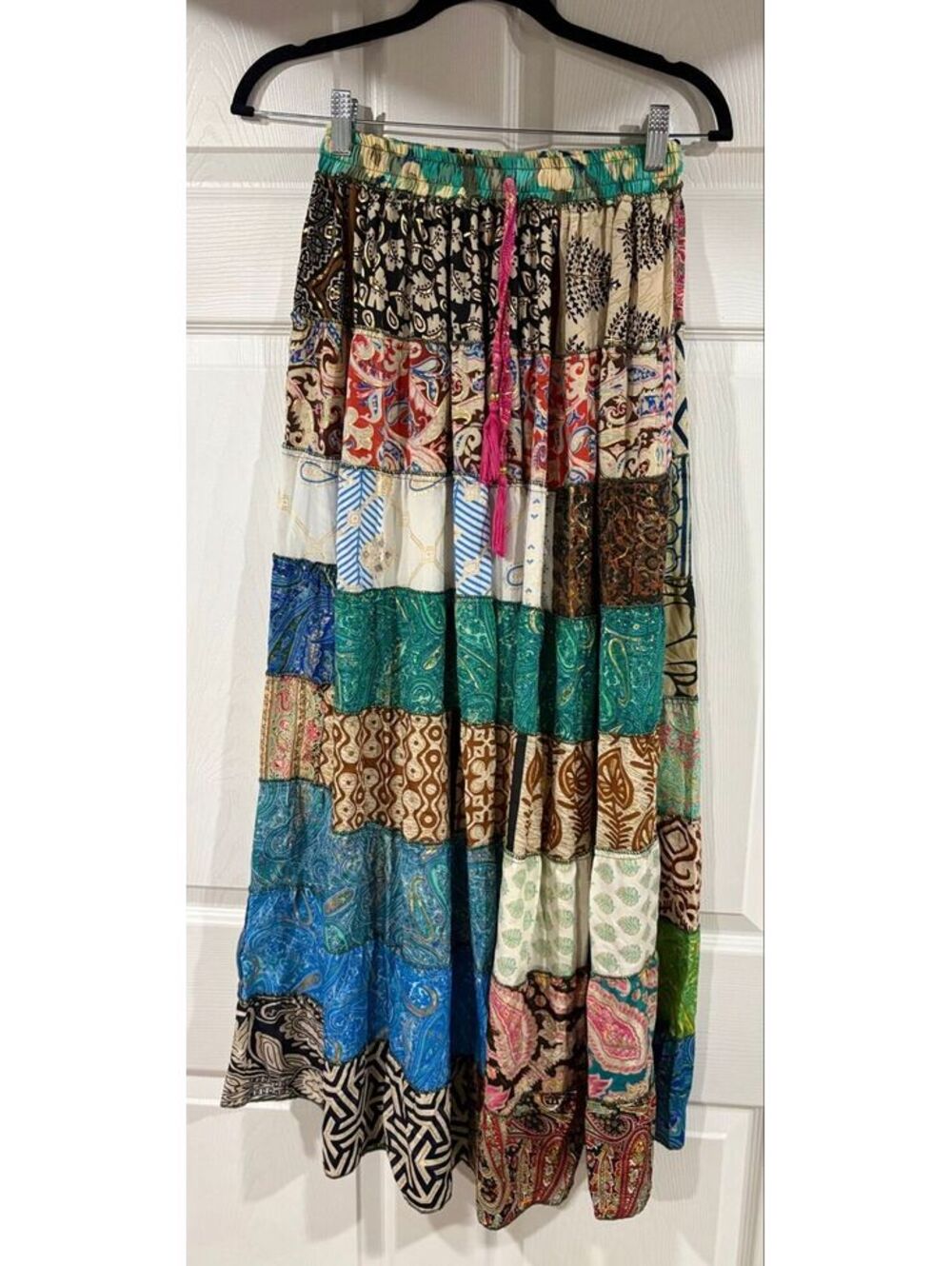 #200 NEW Kantha patch work skirt